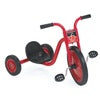 Red trike on a white background