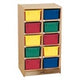 Jonti-CraftBaltic Birch 10-Cubby Mobile Storage Unit