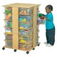 Jonti-Craft Mobile Cubby Storage Tower