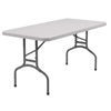 National Public Seating Rectangular Lightweight Folding Tables