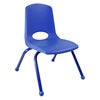 ECR4Kids Stackable School Chair Matching Colored Legs
