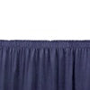 National Public Seating  Shirred Pleat Stage Skirting