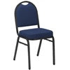 National Public Seating Dome Back Stack Chair