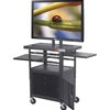 MoorecoHeight Adjustable Flat Panel TV Cart