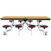 National Public Seating Mobile Cafeteria Stool Tables