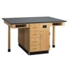 Diversified Woodcrafts Double Face Science Table w/ Storage
