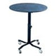 AmTabRound Mobile EZ-Tilt Adjustable-Height Cafe Tables