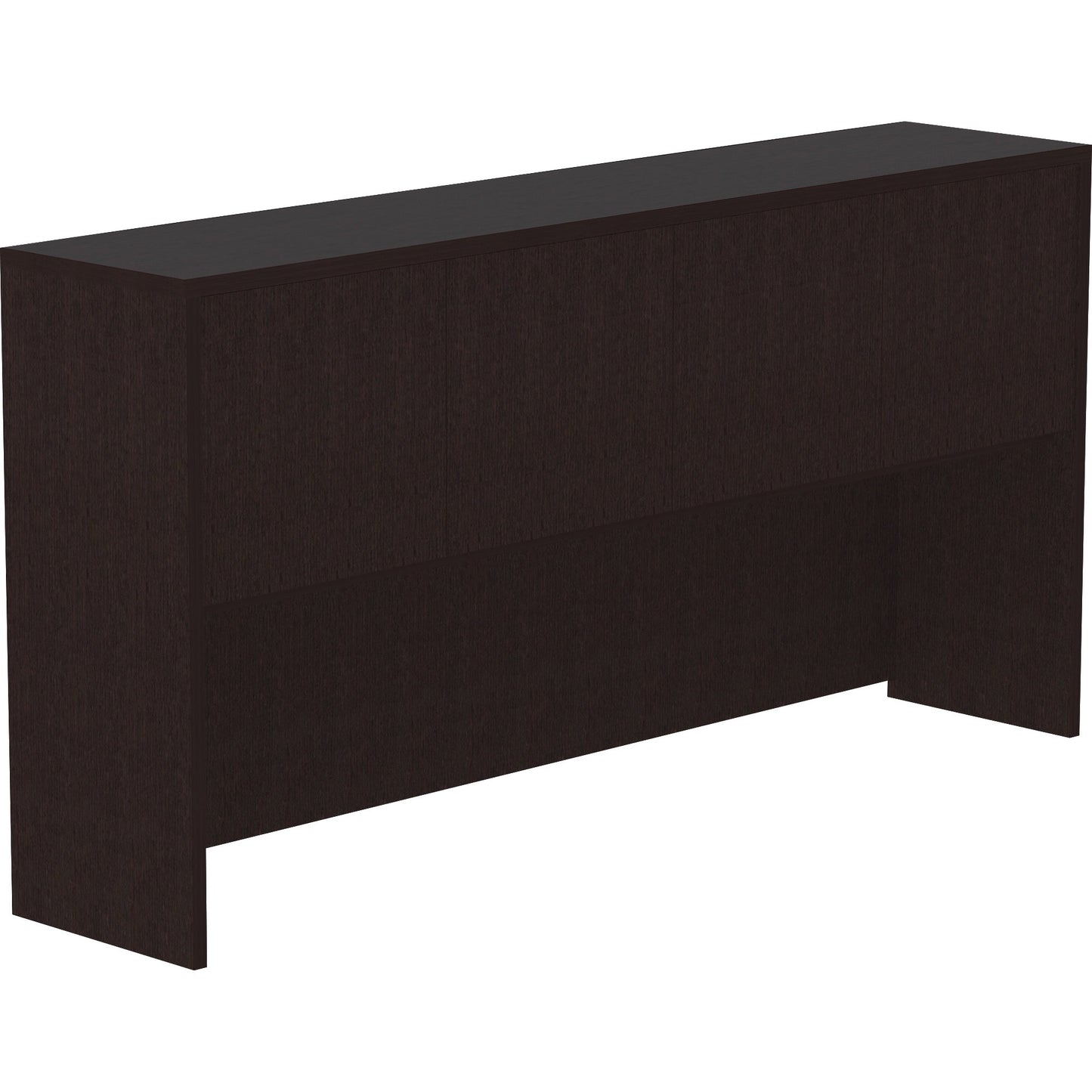 Lorell Essentials Series Stack-on Hutch with Wood Doors 72"W x 15"D x 36"H (LLR-ESS-SH-72)