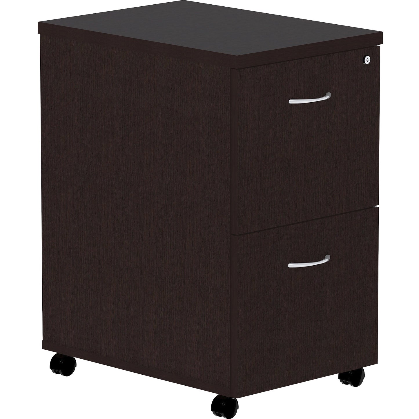 Lorell Essentials Series 2-Drawer File/File Mobile Pedestal 16"W x 22"D x 28.25"H (LLR-2DRAWER-FF-MP)