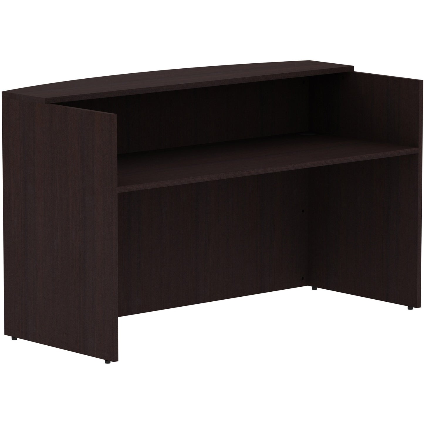 Lorell Essentials Series Front Reception Desk 72"W x 36"D x 42.5"H (LLR-ESS-FRD-72)