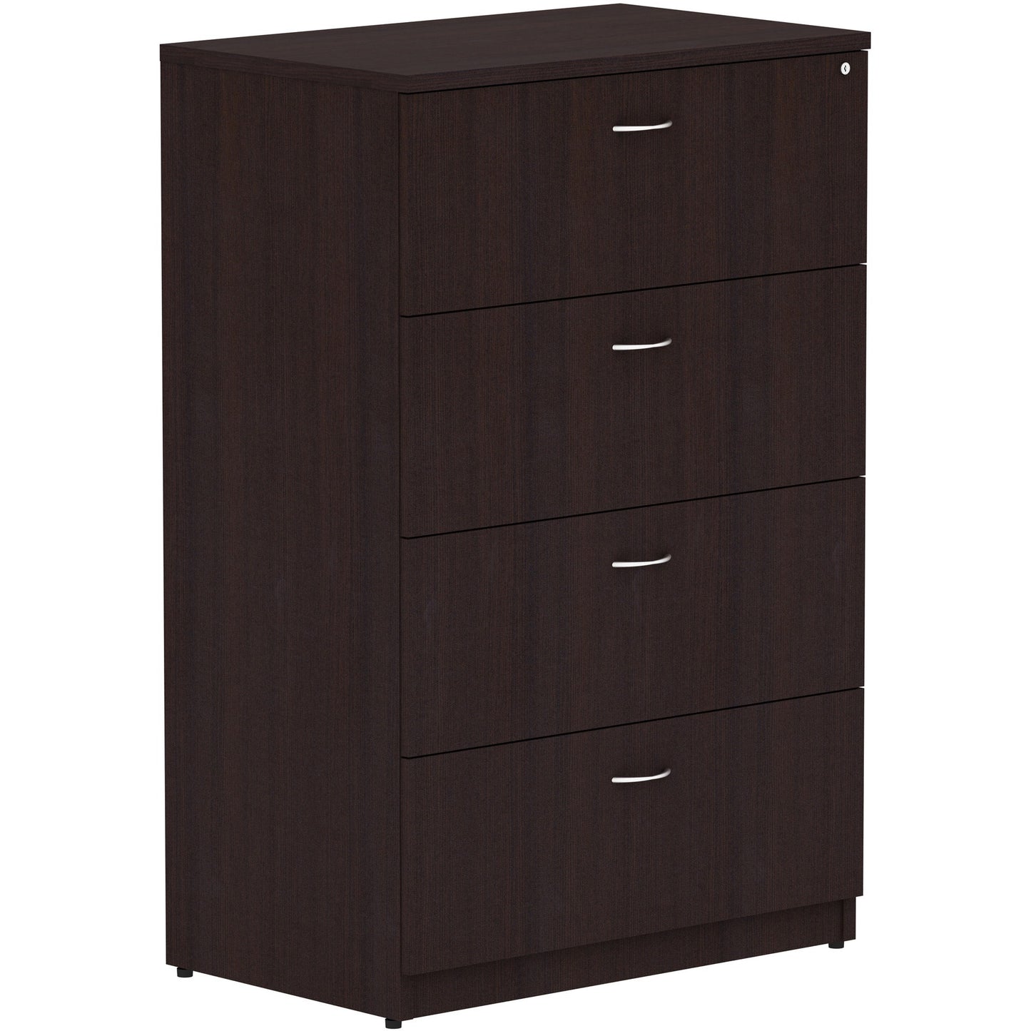 Lorell Essentials Series 4-Drawer Lateral File 35.5"W x 22"D x 54.75"H (LLR-4DRAWER-LF)