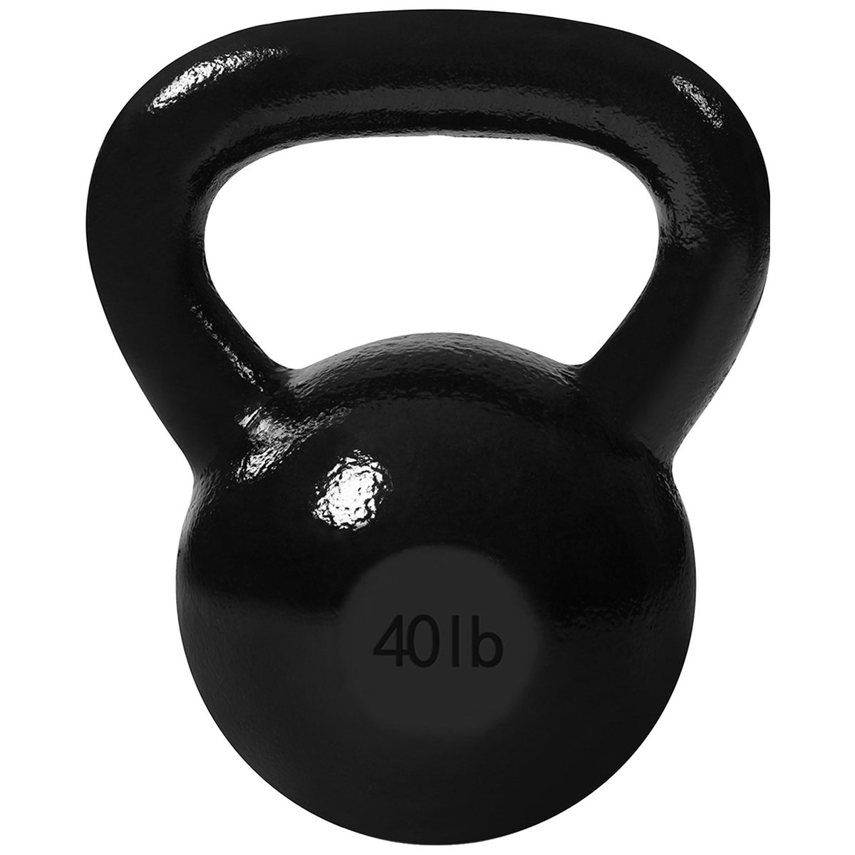 Champion Sports JFIT Cast Iron Kettlebell Ultimate Strength Training Weight - 40 lb (CMP-J-IKB40)