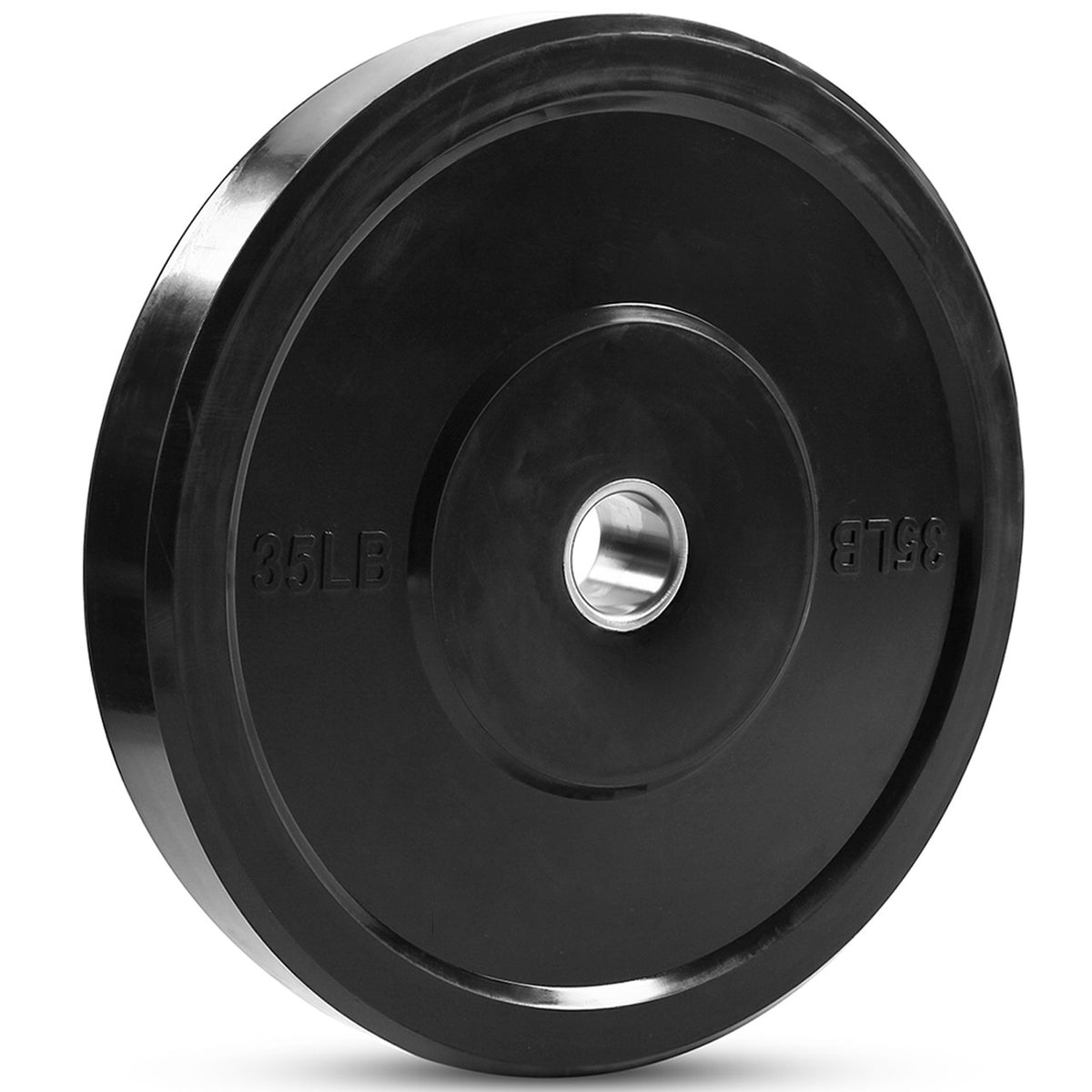 Champion Sports JFIT Rubber Bumper Plate Olympic Strength Training 35 lb Single (CMP-J-RBP35)