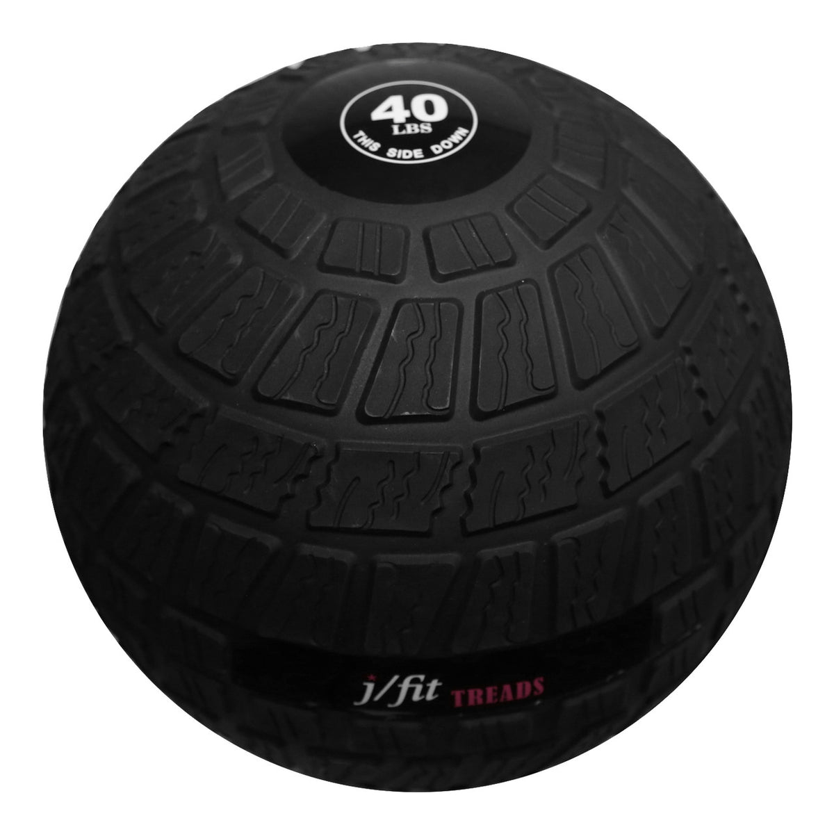 Champion Sports JFIT Tire Tread Slam Ball Heavy-Duty Training 40 lb (CMP-J-TRSB40)