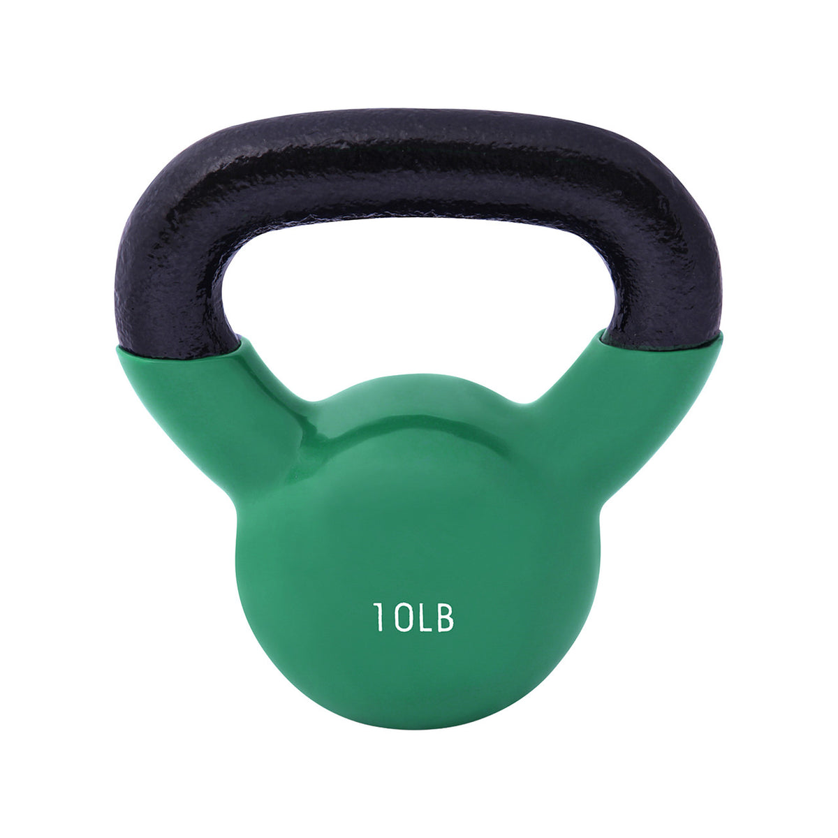 Champion Sports JFIT Vinyl Kettlebell Heavy-Duty Strength Training Weight - 10 lb (CMP-J-VKB10)