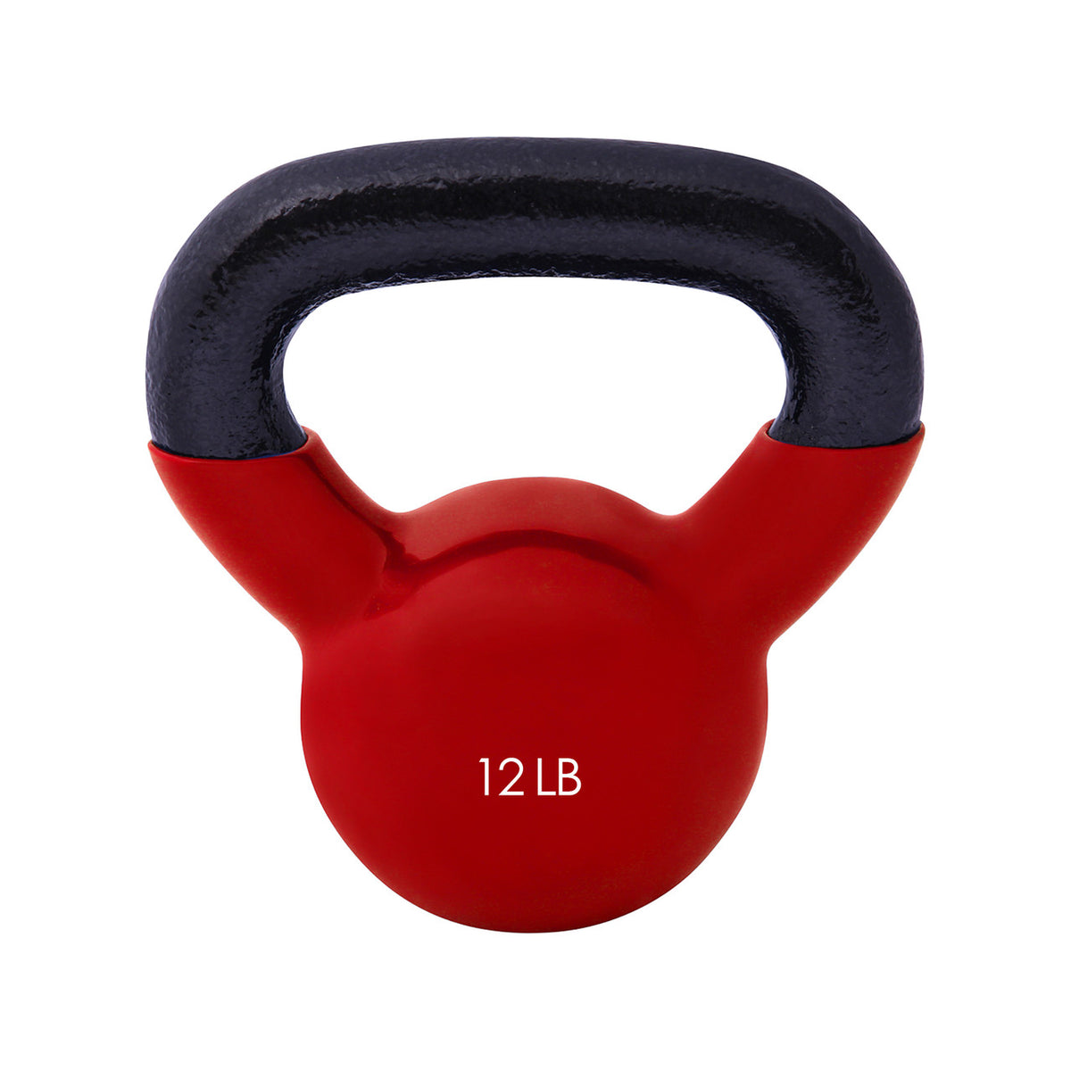 Champion Sports JFIT Vinyl Kettlebell Heavy-Duty Strength Training Weight - 12 lb (CMP-J-VKB12)