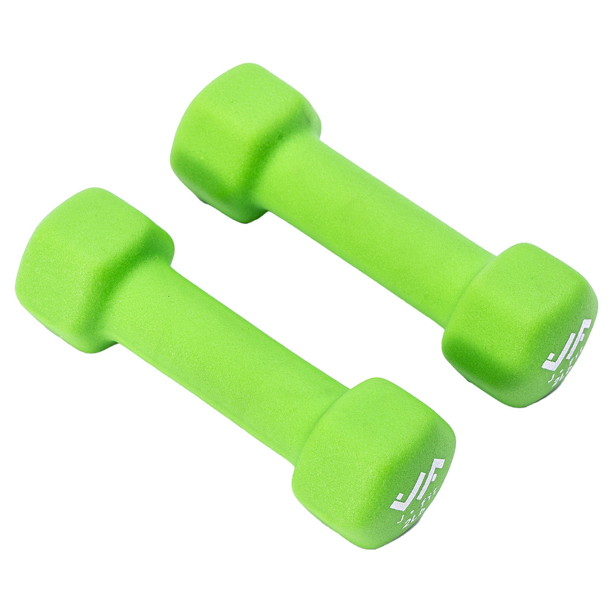 Champion Sports JFIT Neoprene Dumbbells Light Strength Training 2 lb Pair (Set of 2) (CMP-J-DBN2SET)