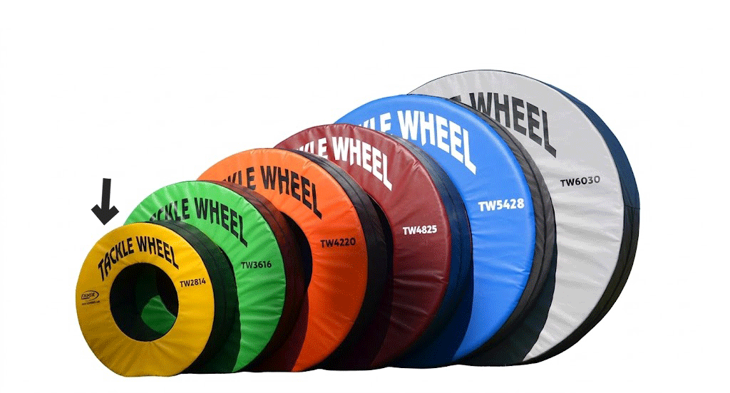 Fisher Athletic Tackle Wheel Professional Training Tool 28"Dia (FIS-TW2814)
