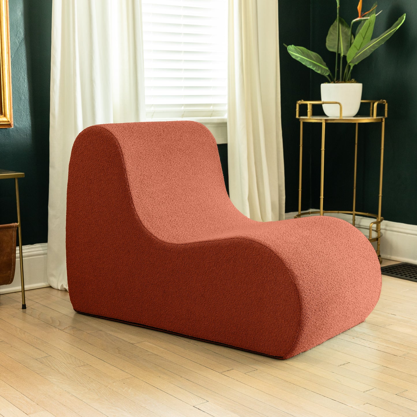 Jaxx Uptown Modern Armless Accent Chair (19432)