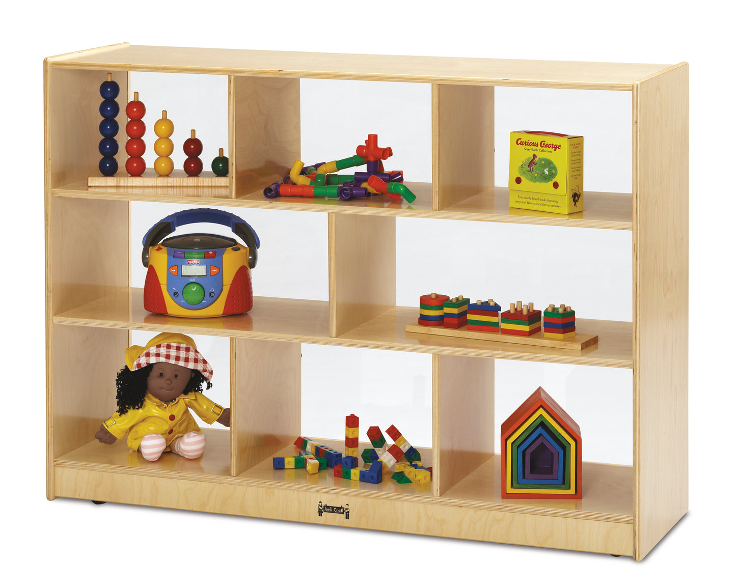 Jonti-Craft Super-Sized Single Mobile Storage Unit - 18" Deep