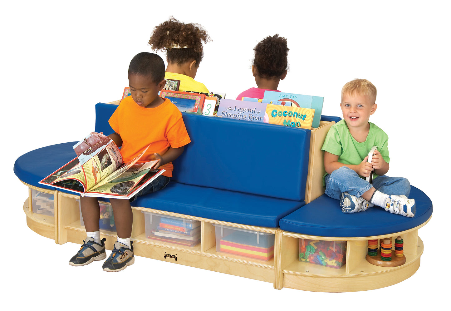Jonti-Craft Read-a-Round 3 Piece Set - Blue (Jonti-Craft JON-37680JC)