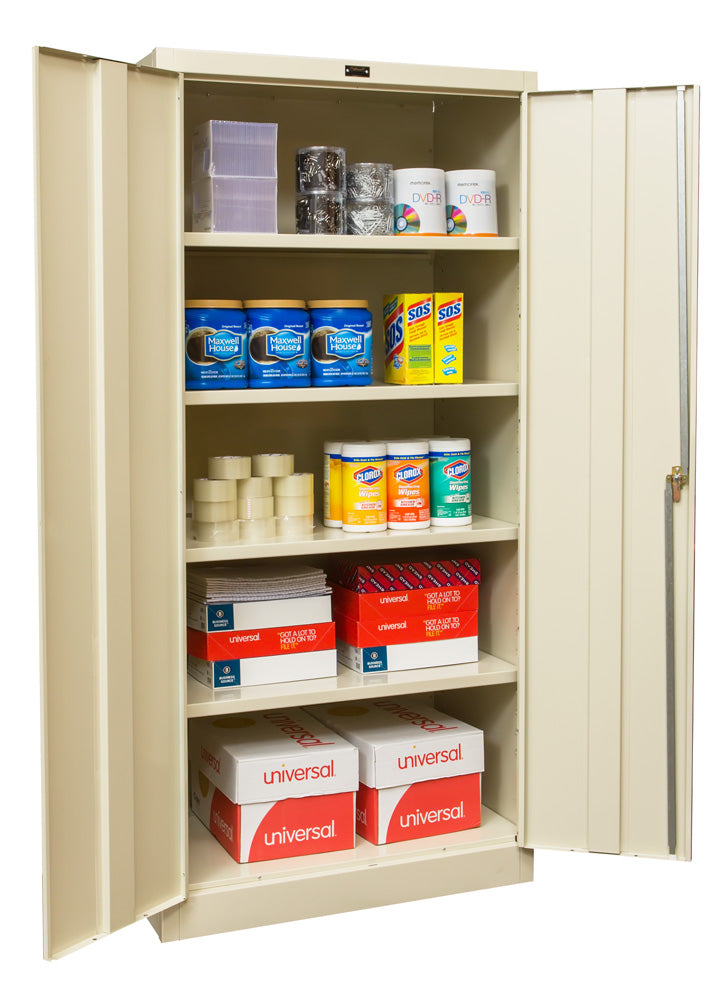 Hallowell 800 Series Commercial Steel Cabinet, Storage Configuration Double Door 36"W x 24"D x 78"H (HAL-815S24)