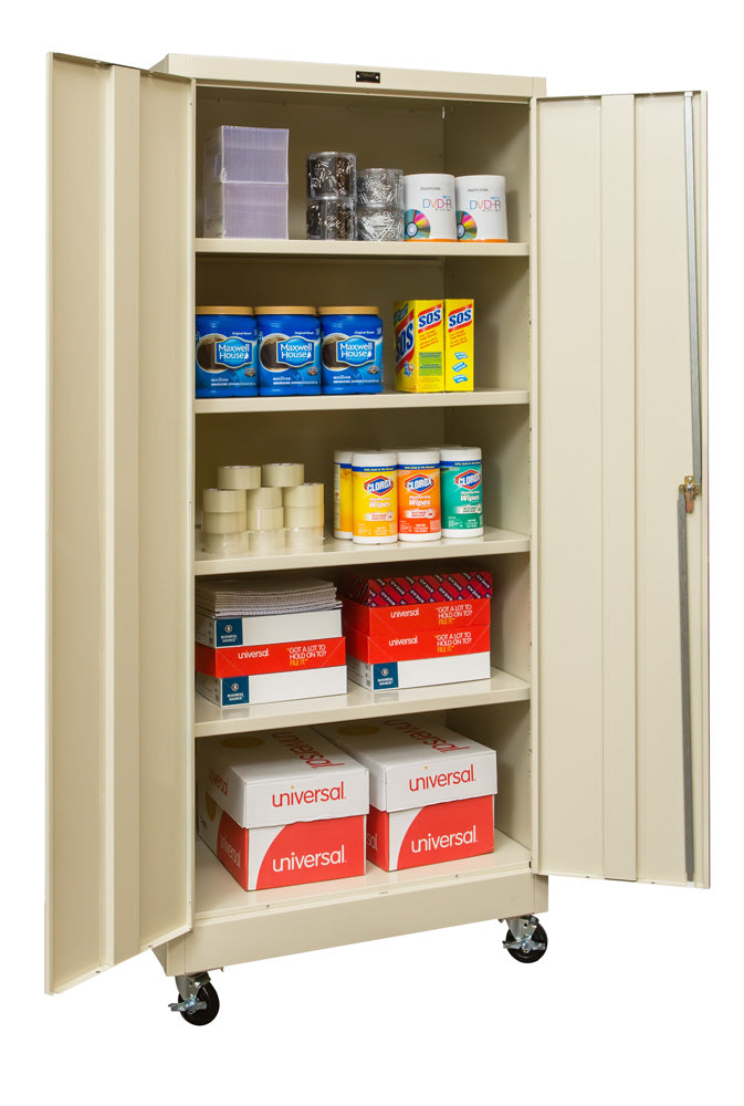 Hallowell 800 Series Commercial Steel Cabinet, Storage Configuration Double Door 48"W x 24"D x 78"H (HAL-825S24)