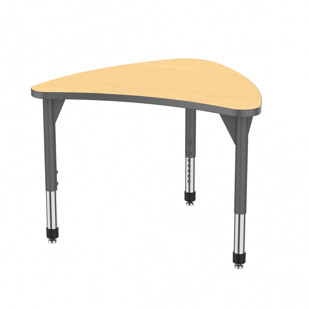 Marco Premier Series Large Chevron Collaborative Desk 31" x 38" Adjustable Height 21"-31" (43-2290-MB)