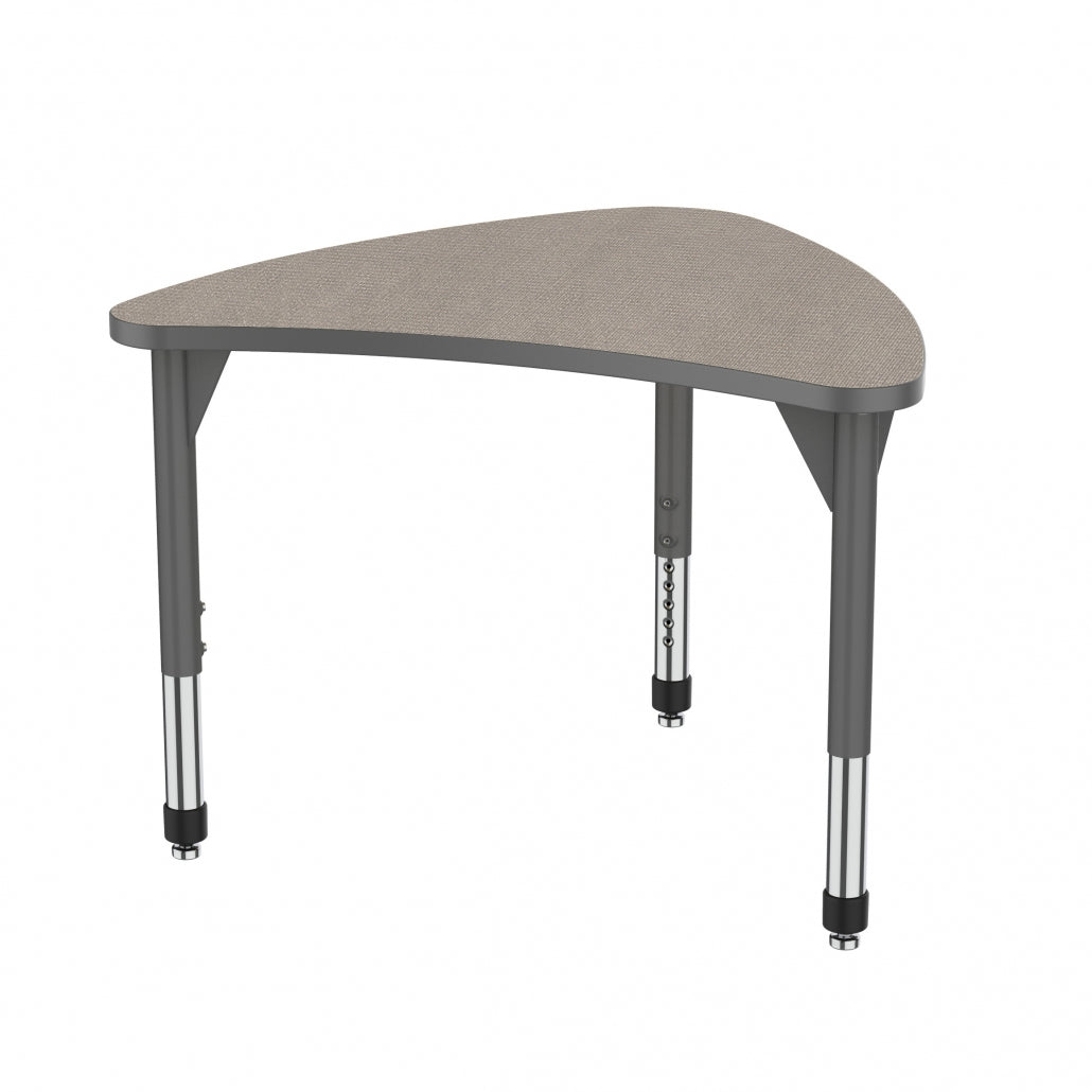 Marco Premier Series Large Chevron Collaborative Desk 31" x 38" Adjustable Height 21"-31" (43-2290-MB)