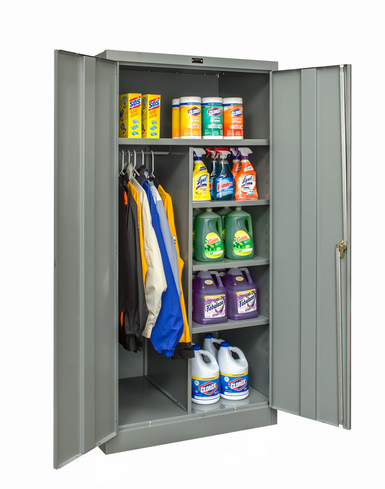 Hallowell 800 Series Commercial Steel Cabinet, Combination Configuration Double Door 36"C x 24"D x 78"H (HAL-855C24)