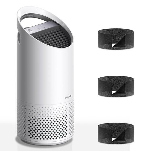 Trusens Replacement Carbon Filter AFCZ1000-01-W for Z1000 Air Purifier - Small Pack of 3