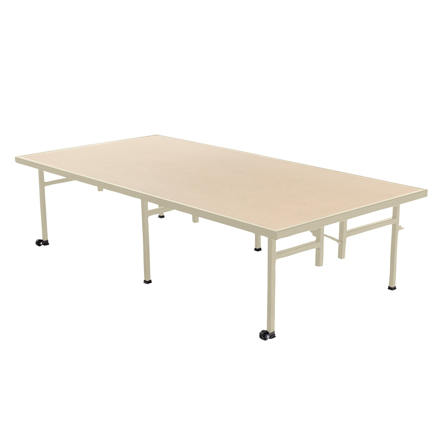 AmTab Fixed Height Stage - Hardboard Top - 36"W x 96"L x 16"H (AmTab AMT-ST3816H)