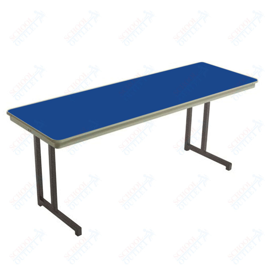 AmTab Dynalite Featherweight Heavy - Duty ABS Plastic Training Table - Rectangle - 24"W x 72"L x 29"H (AmTab AMT - TT246DL) - SchoolOutlet