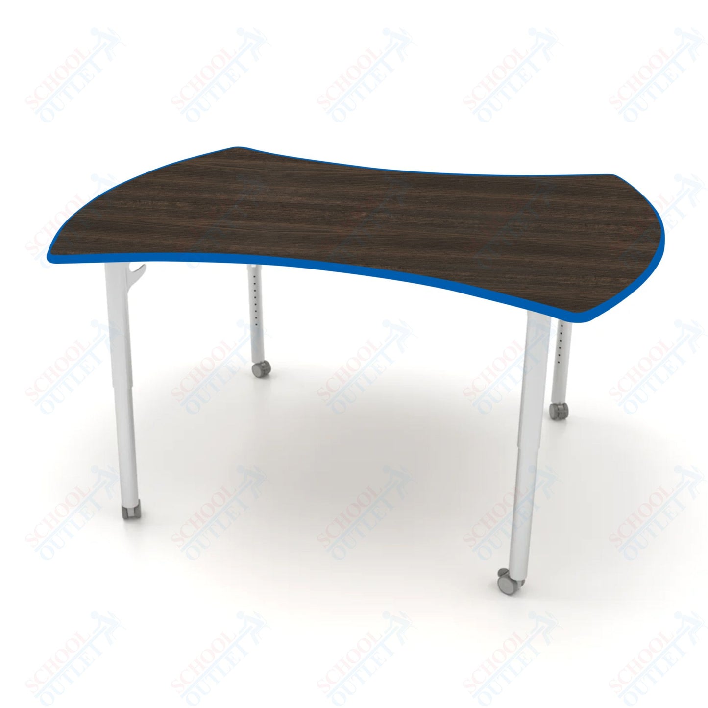 CEF ESTO Table 60" x 52" HPL on Particle Board w/ T-Molding Top and Adjustable Height Legs