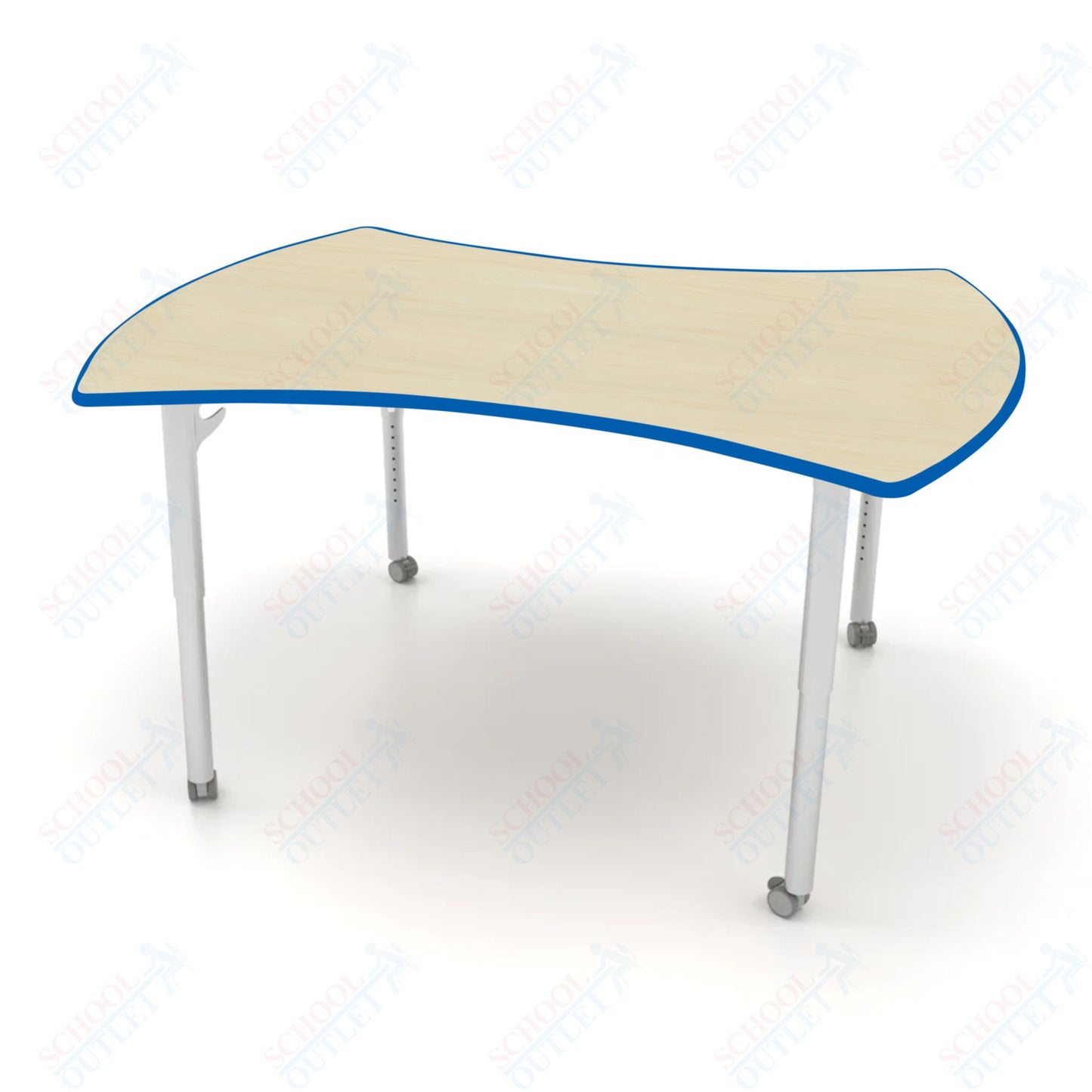 CEF ESTO Table 60" x 52" HPL on Particle Board w/ T-Molding Top and Adjustable Height Legs