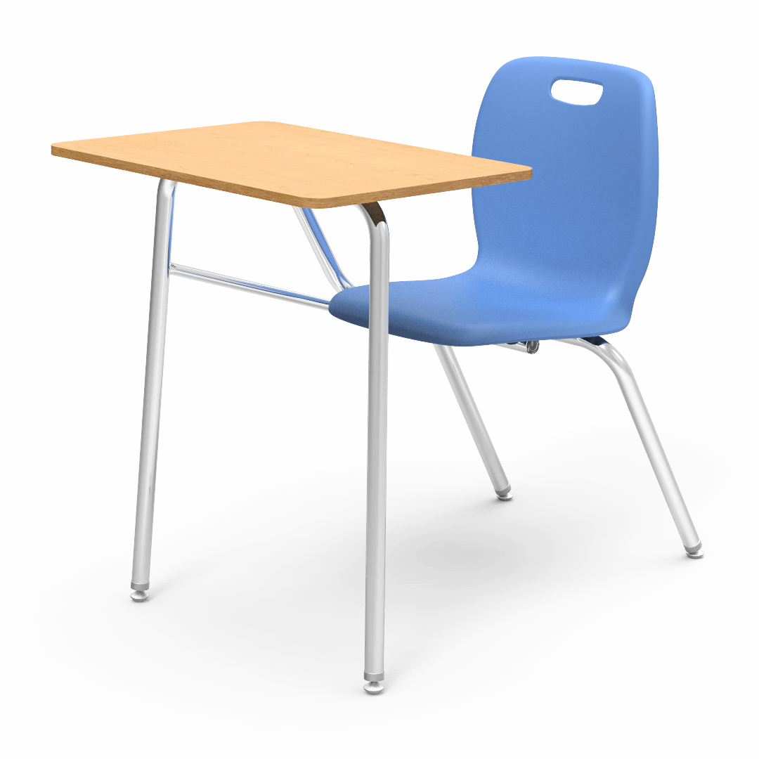 Virco N2 Series Combo School Desk - Laminate Top - No Bookrack (Virco N240NBR)