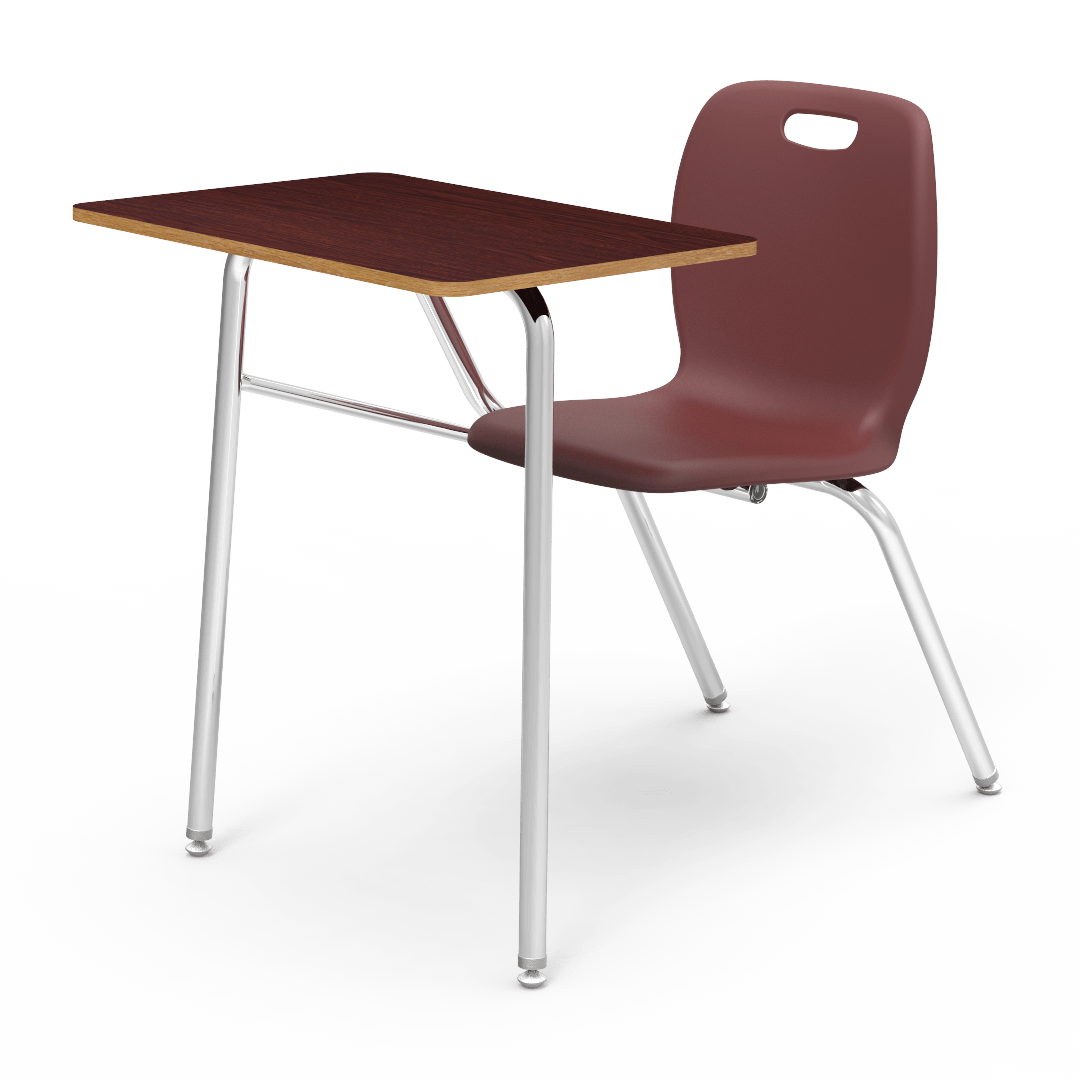 Virco N2 Series Combo School Desk - Laminate Top - No Bookrack (Virco N240NBR)