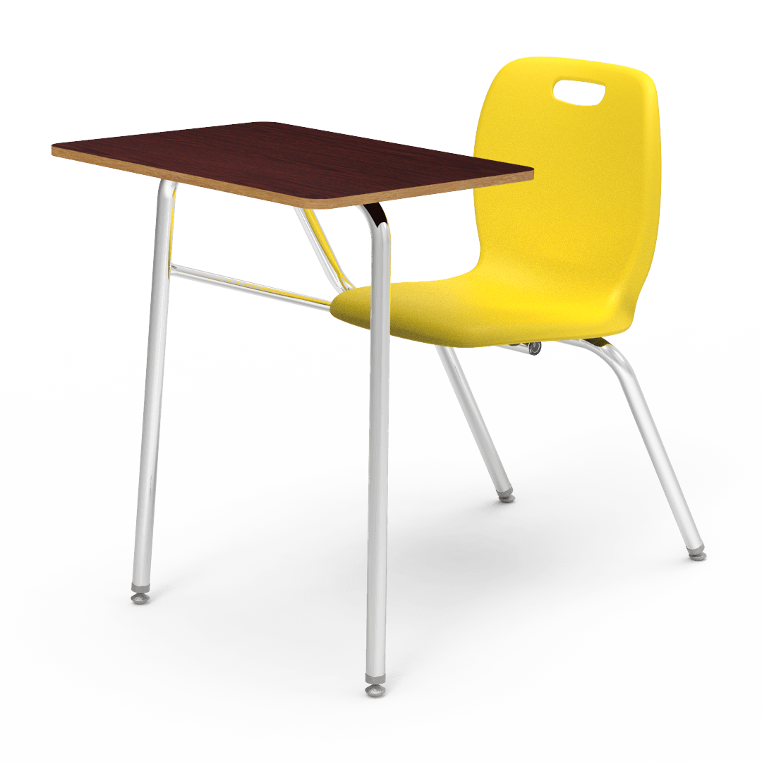 Virco N2 Series Combo School Desk - Laminate Top - No Bookrack (Virco N240NBR)