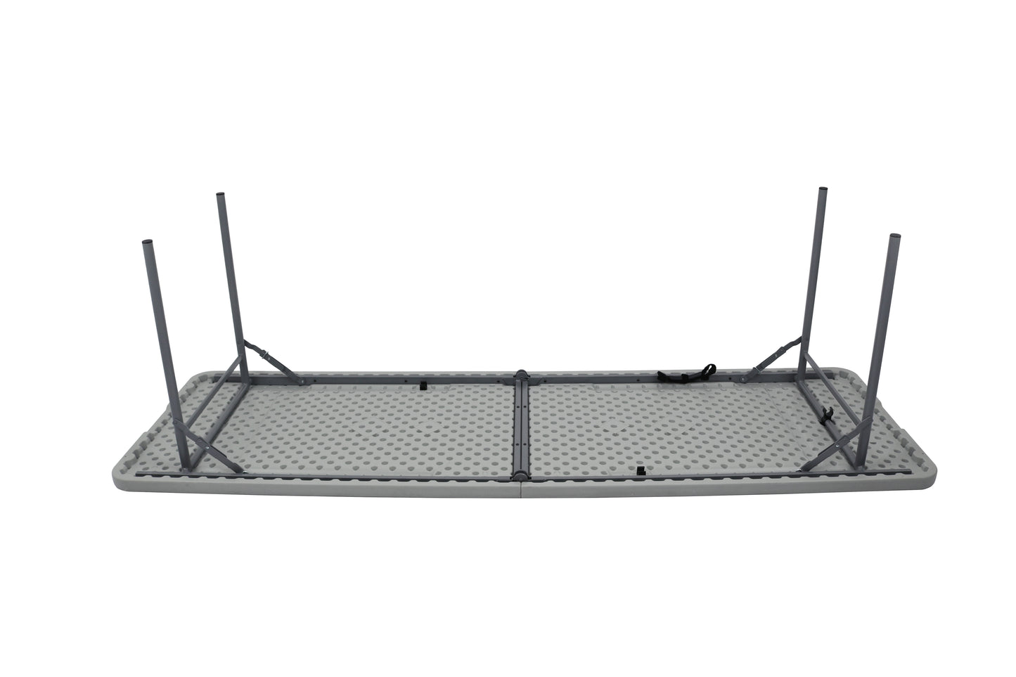 NPS Comfort Max Rectangular Fold-In-Half Plastic Picnic Table 30" W x 72" L x 29.5" H (CMFIH3072)