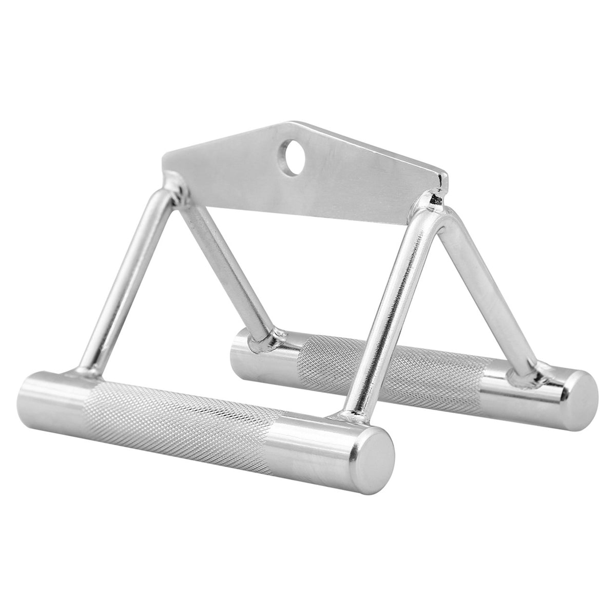 Champion Sports JFIT Double-D Cable Row Handle Chrome Steel (CMP-J-DDROW)