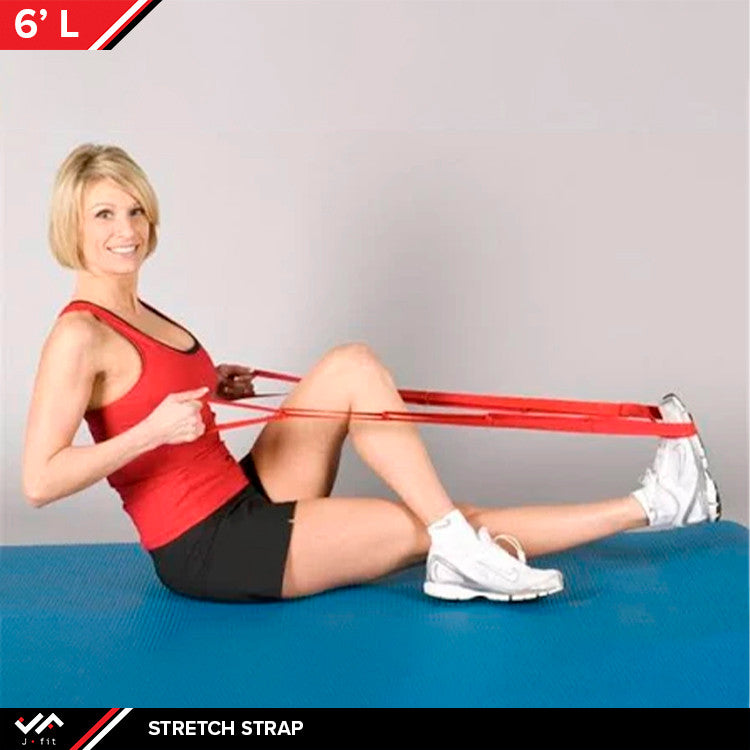 Champion Sports JFIT Stretch Strap with Multiple Loops 72"L (CMP-J-STRAPSTR)