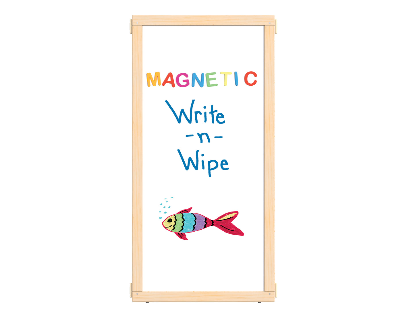 Jonti-Craft KYDZ Suite Panel - S-height - 24" Wide - Magnetic Write-n-Wipe (Jonti-Craft JON-1510JCSMG)