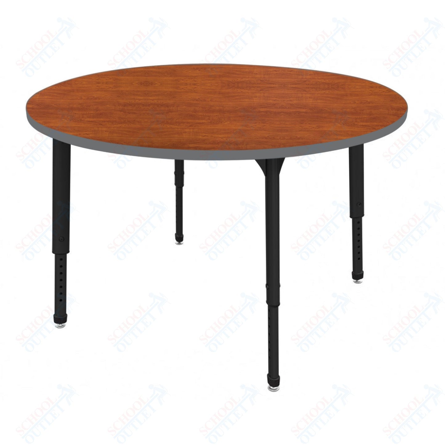Marco Apex Series 60" Round Preschool Activity Table Height Adjustable Legs 17"-24" (38-2207-MB)