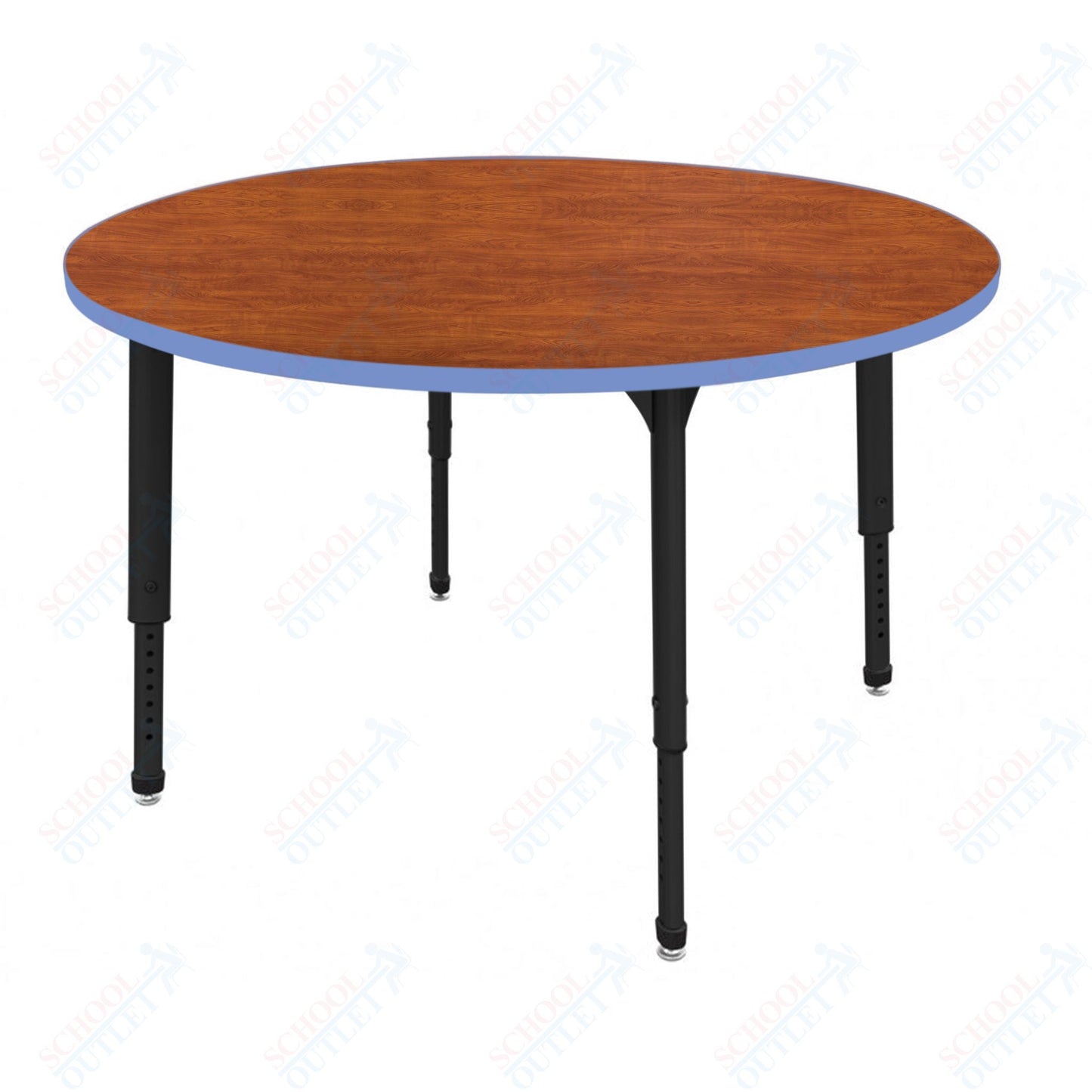 Marco Apex Series 60" Round Preschool Activity Table Height Adjustable Legs 17"-24" (38-2207-MB)