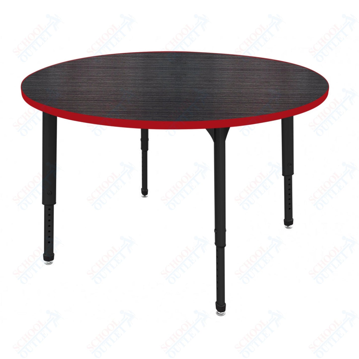 Marco Apex Series 60" Round Preschool Activity Table Height Adjustable Legs 17"-24" (38-2207-MB)