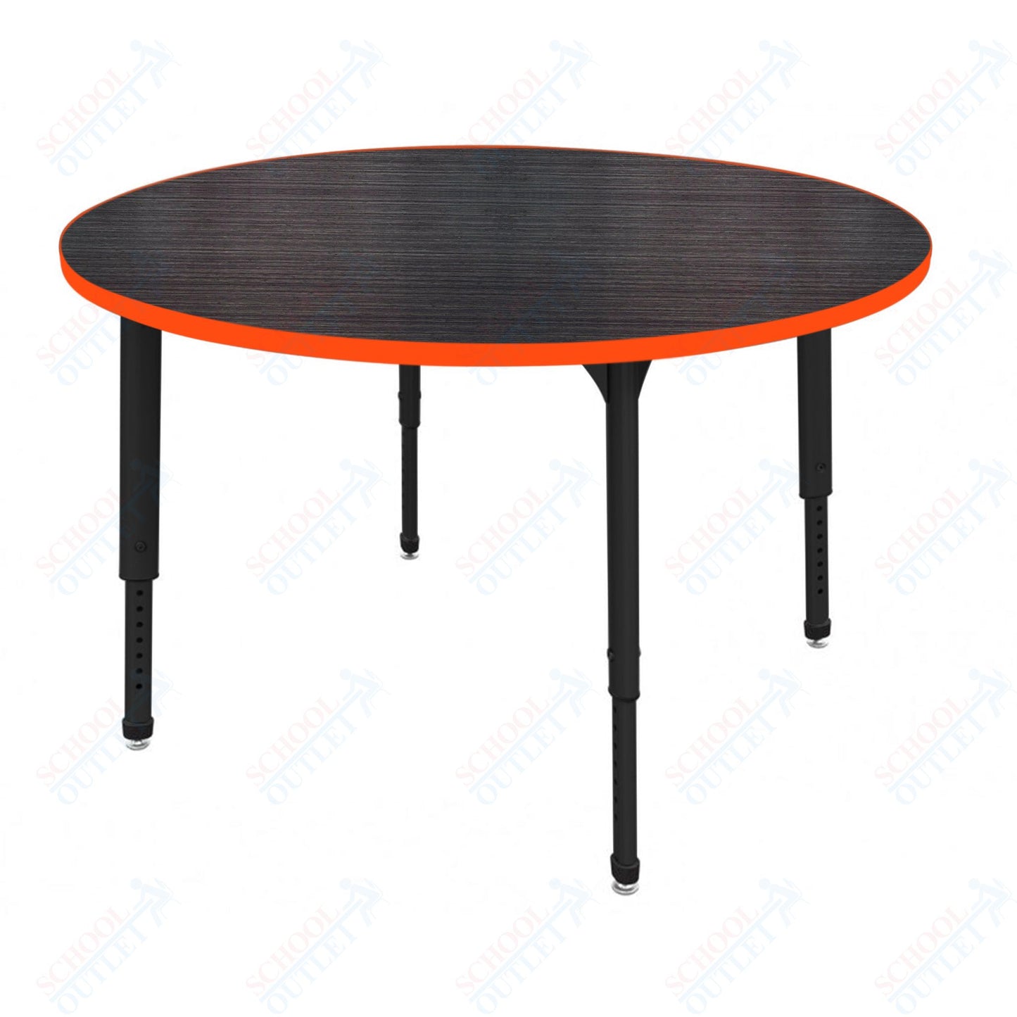 Marco Apex Series 60" Round Preschool Activity Table Height Adjustable Legs 17"-24" (38-2207-MB)