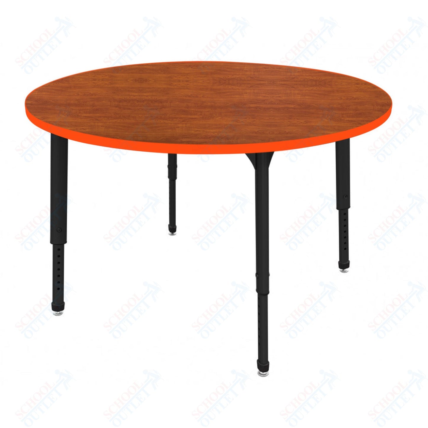 Marco Apex Series 60" Round Preschool Activity Table Height Adjustable Legs 17"-24" (38-2207-MB)