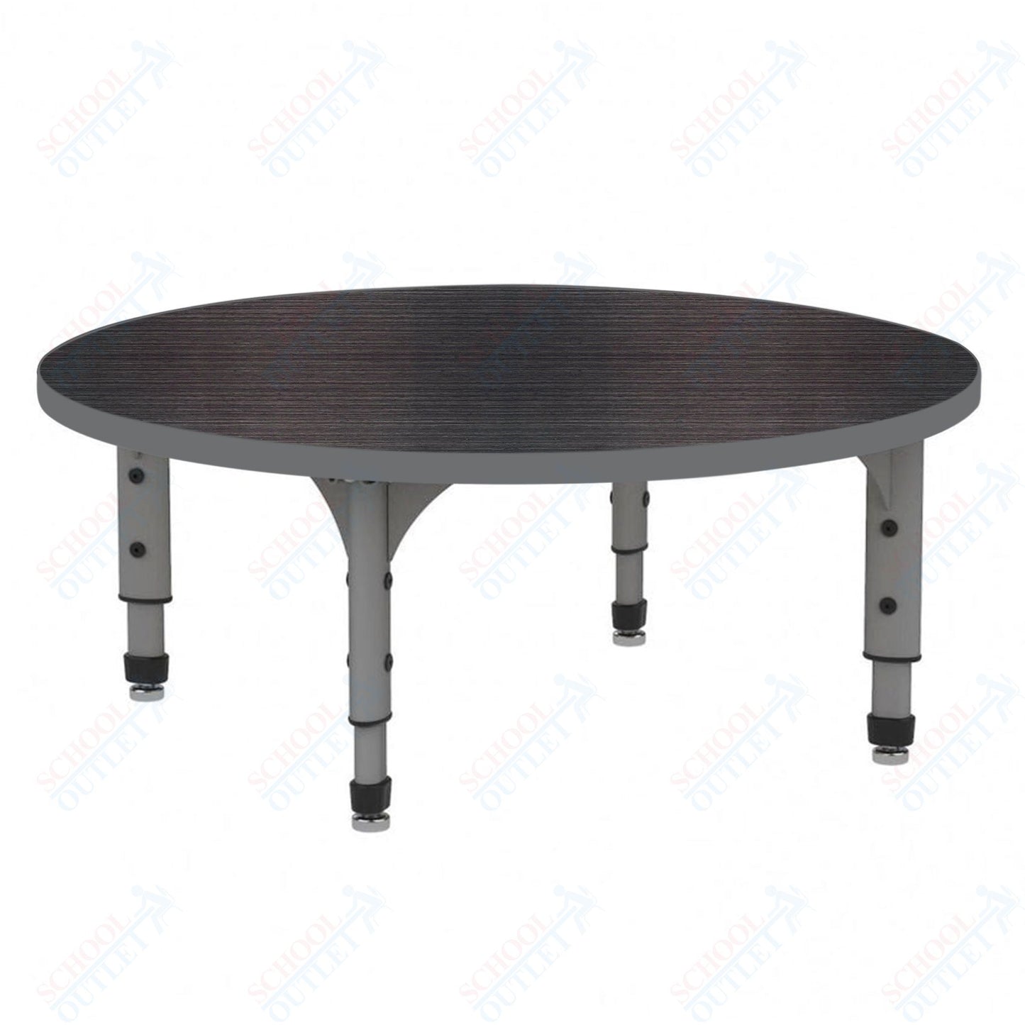 Marco 60" Round Floor Table Adjustable Height 12"-15" (38-2207-MC)