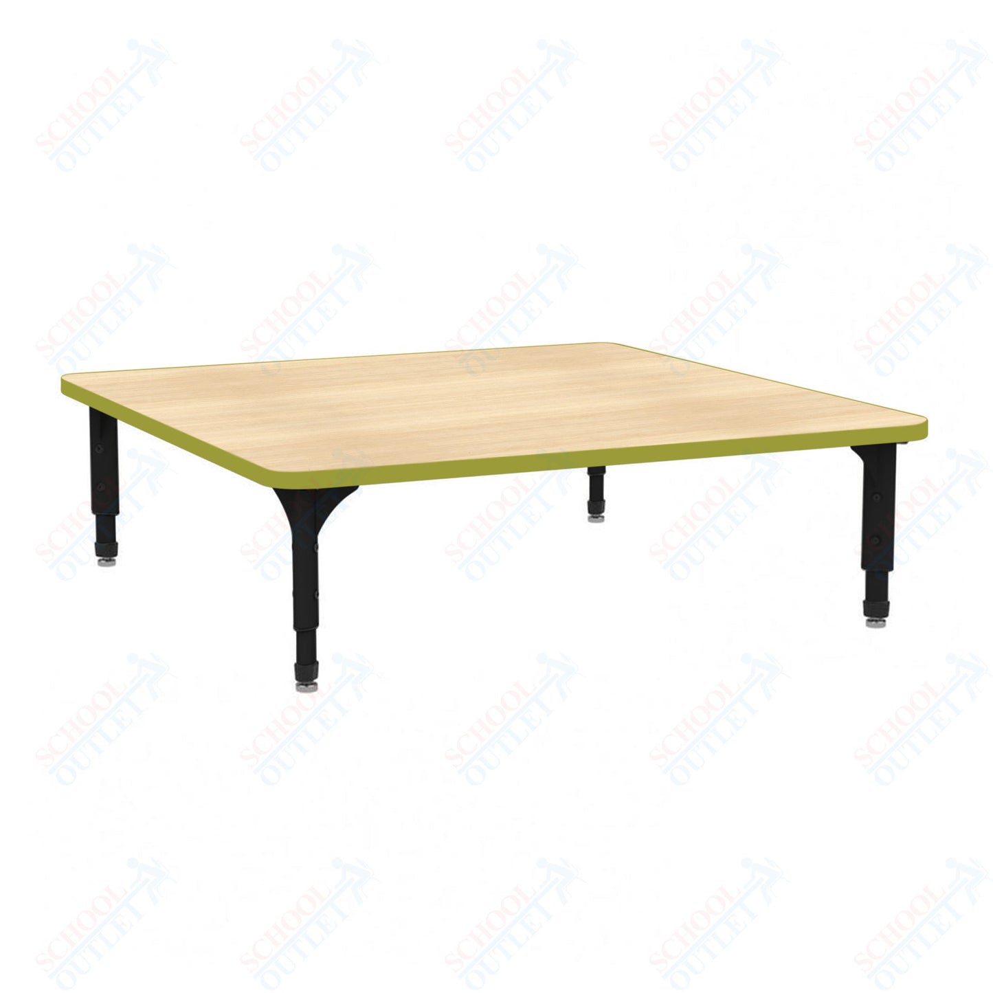 Marco 48" Square Floor Table Adjustable Height 12"-15" (38-2216-MC)