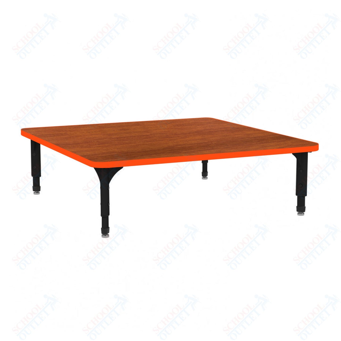Marco 48" Square Floor Table Adjustable Height 12"-15" (38-2216-MC)